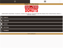 Tablet Screenshot of doughinthebox.com